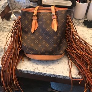 Louis Vuitton Bucket Bag Refurbished Bag  EUC
